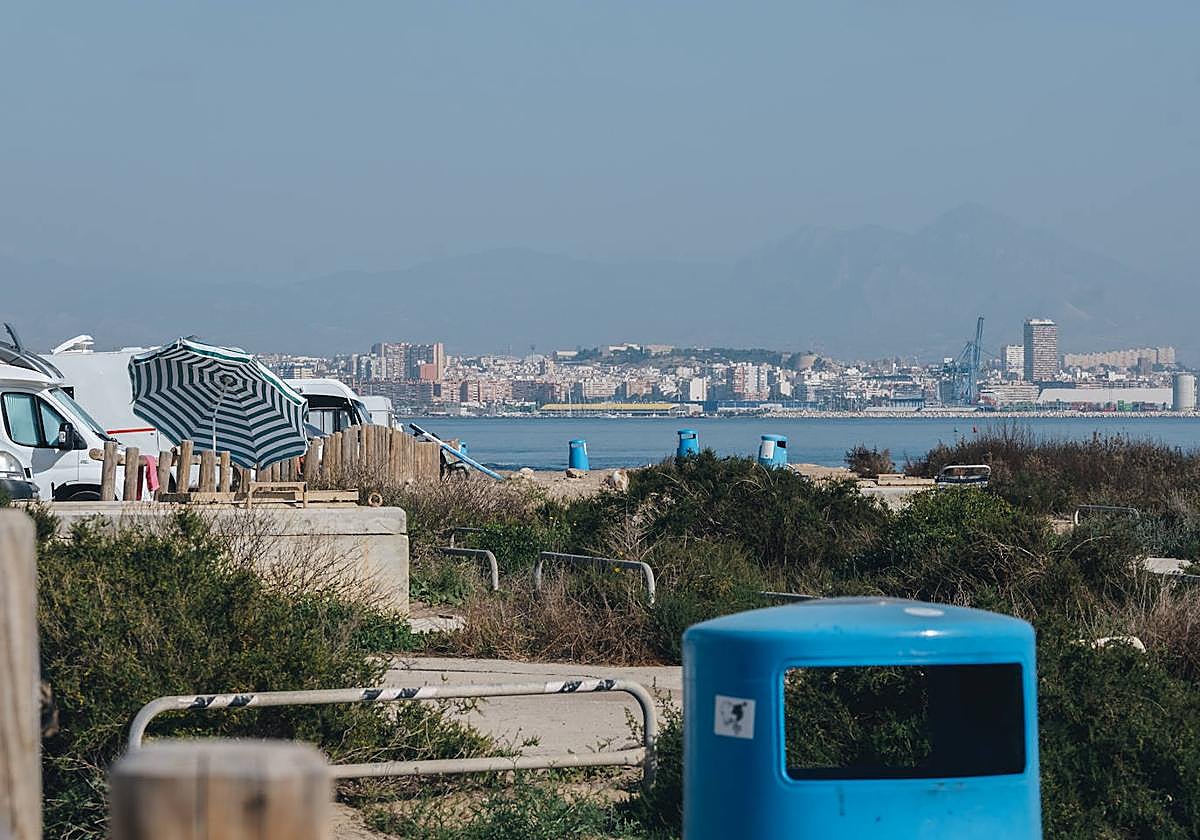 La playa donde han salvado al hombre de 82 años.