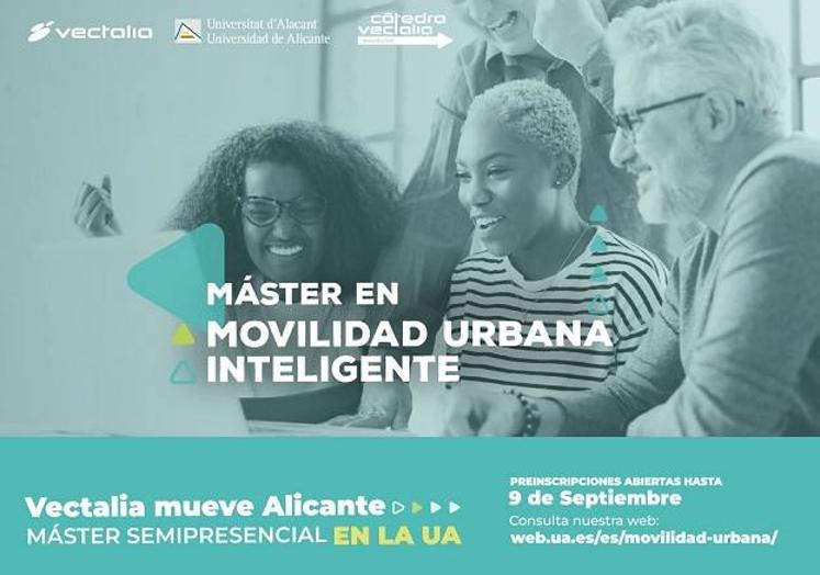 Imagen principal - Abierta la preinscripción del Máster de Movilidad Urbana Inteligente de la Cátedra Vectalia en la Universidad de Alicante