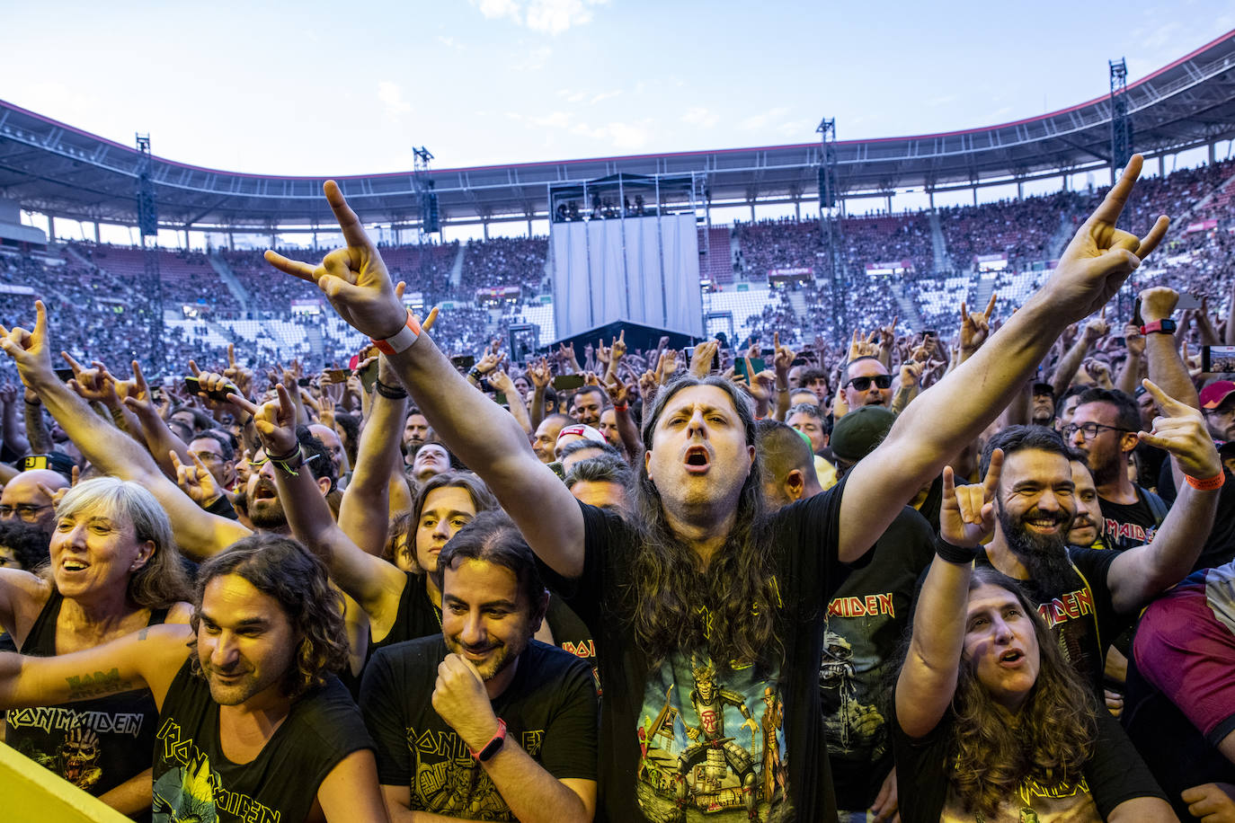 Las imágenes del concierto de Iron Maiden en Murcia