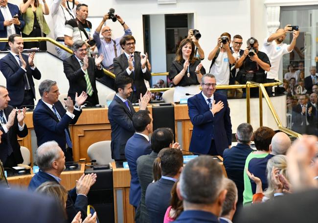 Toni Pérez ha sido elegido presidente de la Diputación de Alicante.