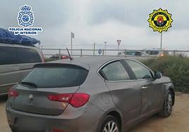 Uno de los coches robados por los dos detenidos.