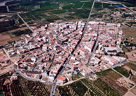 Vista aérea de la localidad de Los Montesinos, en Alicante.