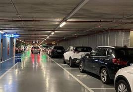 Parking de la Avenida Estación de Alicante.