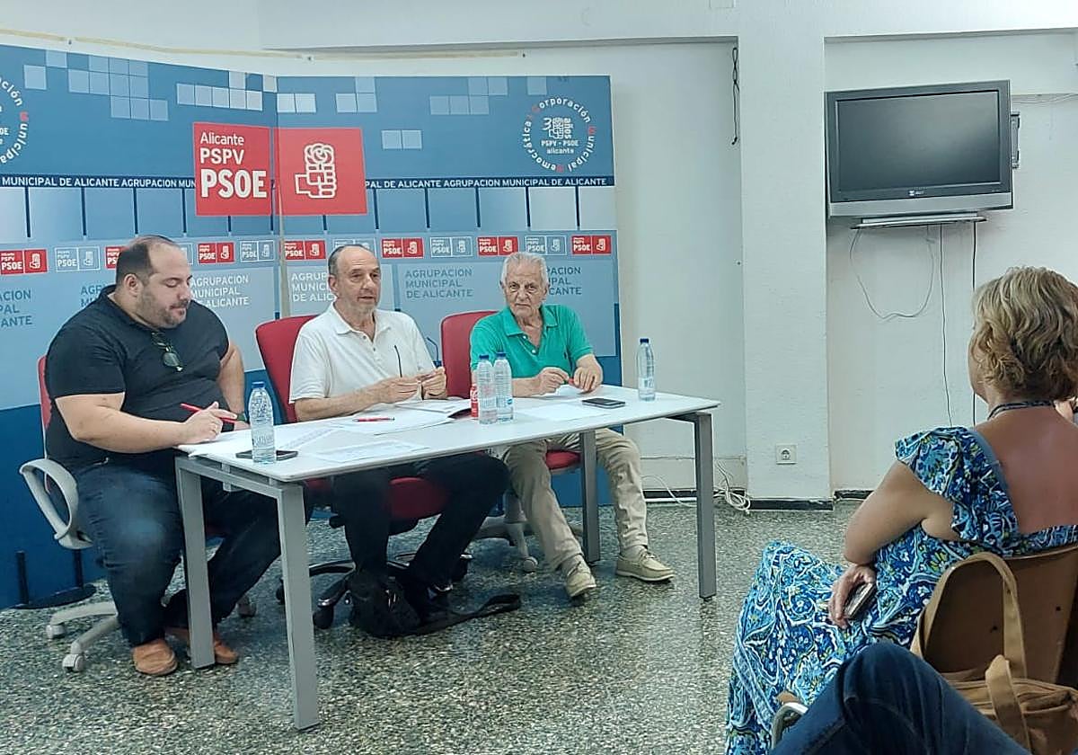 Reunión de la ejecutiva socialista, este viernes.