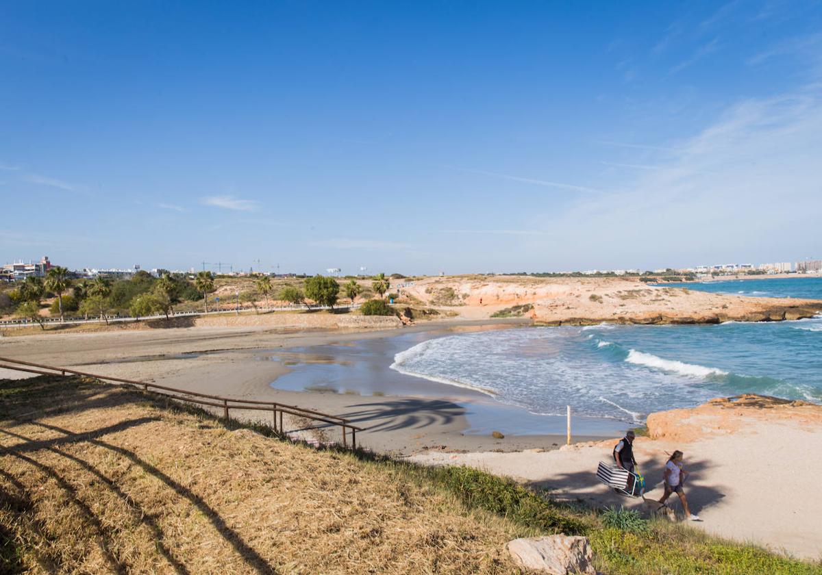 Vista de la zona de Cala Mosca de Orihuela.