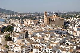 El municipio de Altea en una vista aérea.