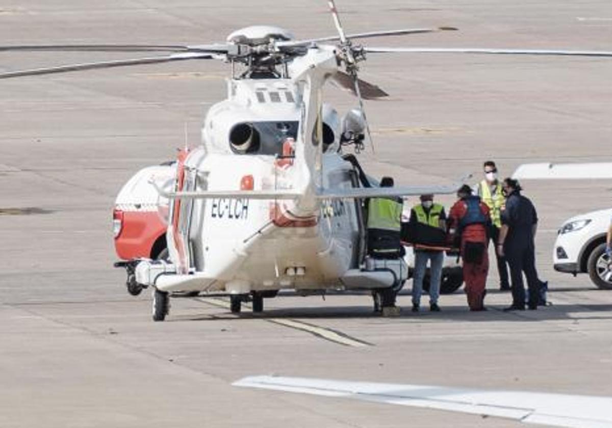 Helicóptero de Salvamento Marítimo, en imagen de archivo.