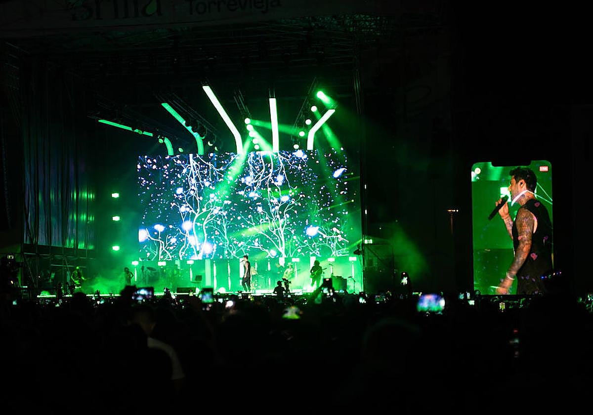 Concierto de Melendi en Torrevieja.
