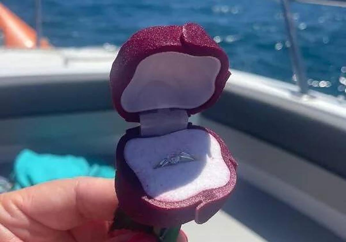 Anillo de compromiso encontrado en l'Illa del Portitxol