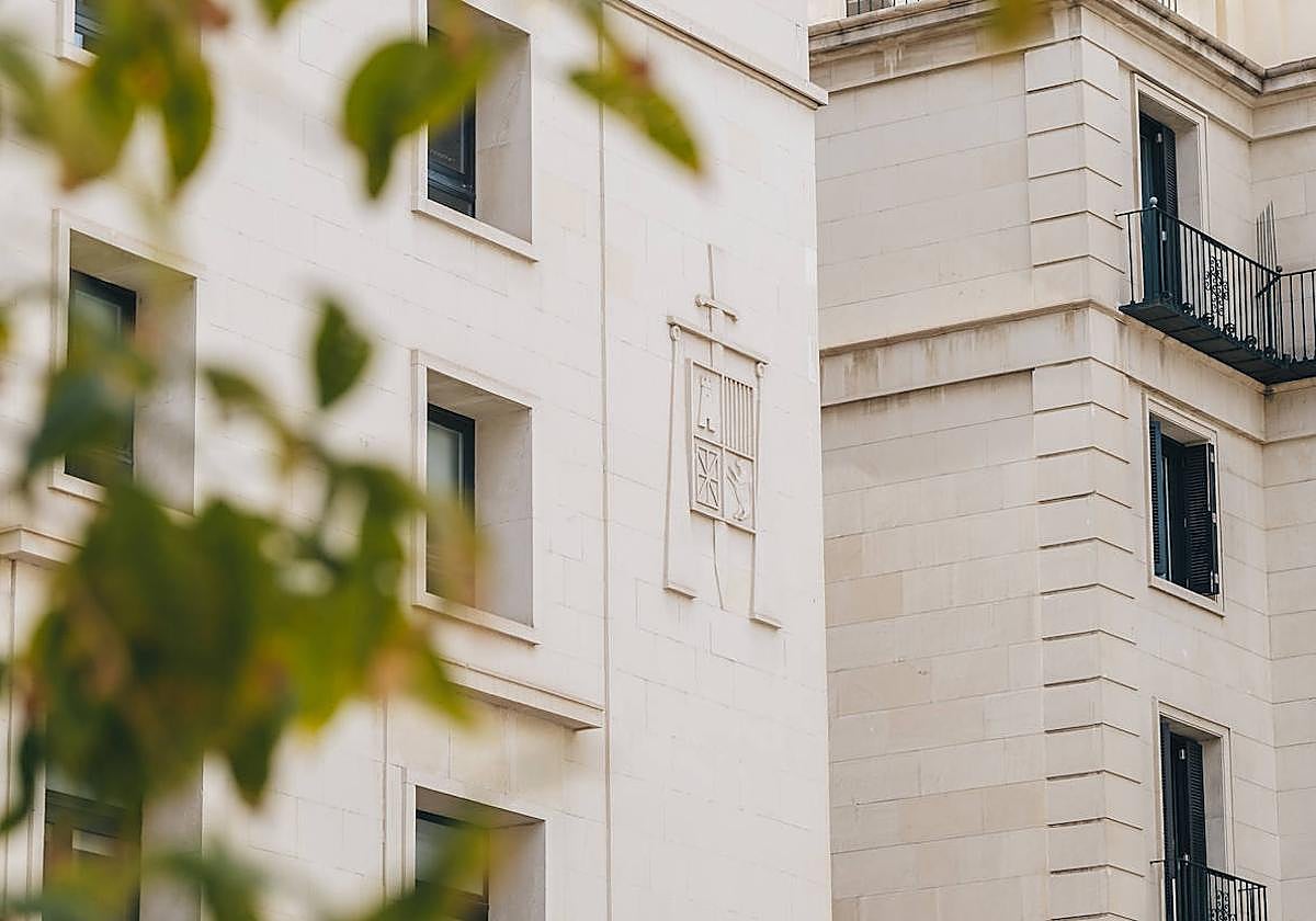 Fachada de la Audiencia Provincial de Alicante.