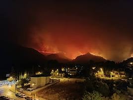 Las llamas devoraron parte de la Marina Alta el pasado verano.