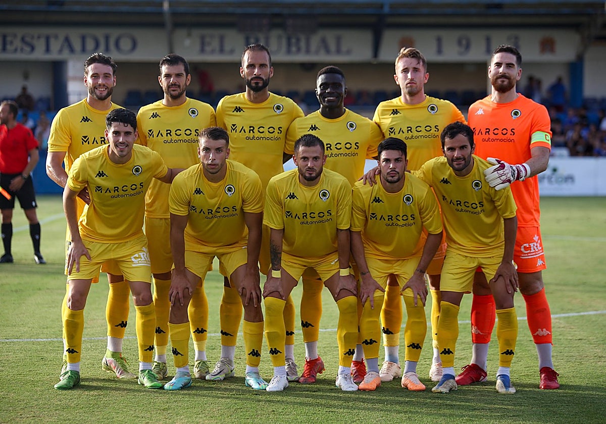 Nolan, al lado de Carlos Abad ayer en Águilas