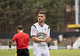 Agustín Coscia, durante un partido de la temporada pasada