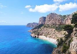 La cala del Moraig, en el Poble Nou de Benitatxell.