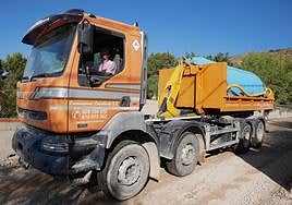 Maquinaria actuando en la zona.