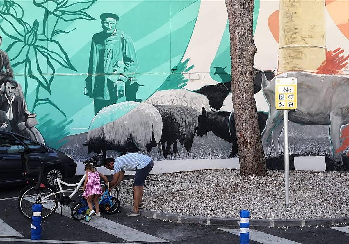 Nuevo aparcabicis ubicado en Mutxamel.