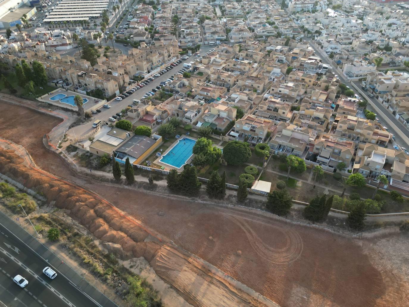 Torrevieja tendrá lista la ampliación de la balsa de pluviales en Doña Inés antes de final de año