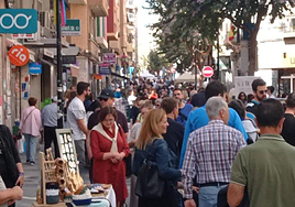 Zona del Mercado Central en una actividad comercial el pasado año.