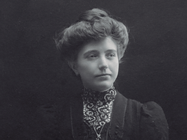 Virginia Soler retratada en una fotografía de época.