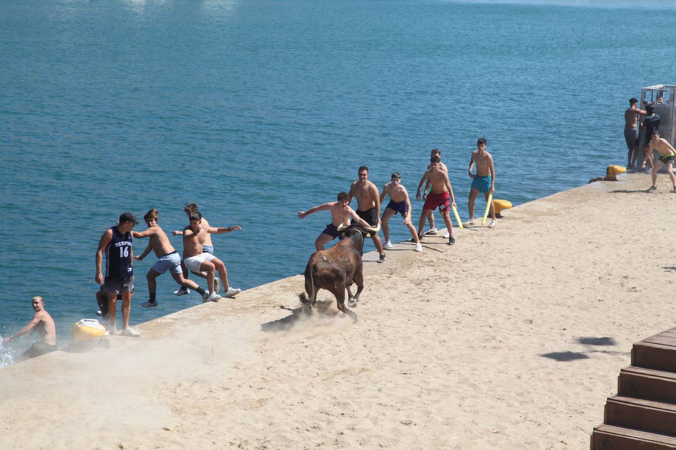 Primer día de Baret y Bous a la Mar en Xàbia