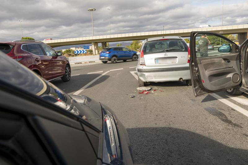 Accidente de coche en una imagen de archivo.