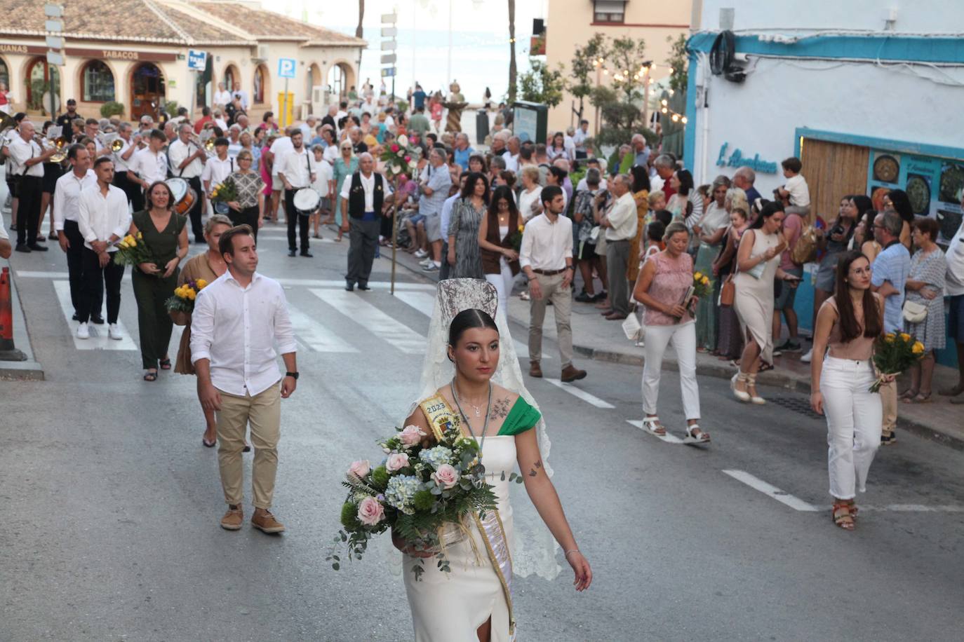 Así ha sido la ofrenda de flores a la Mare de Déu de Loreto en Xàbia