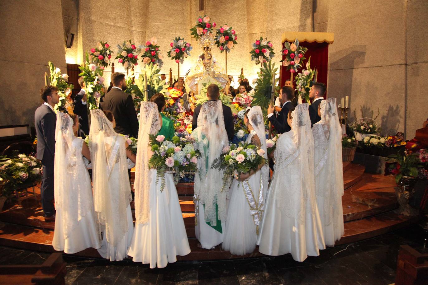 Así ha sido la ofrenda de flores a la Mare de Déu de Loreto en Xàbia