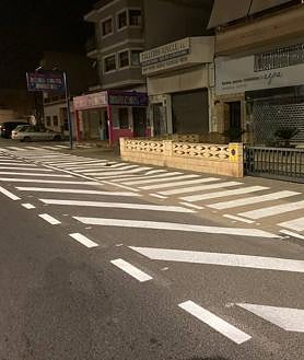 Imagen secundaria 2 - Otros de los viales donde el Ayuntamiento ha llevado a cabo la repintada