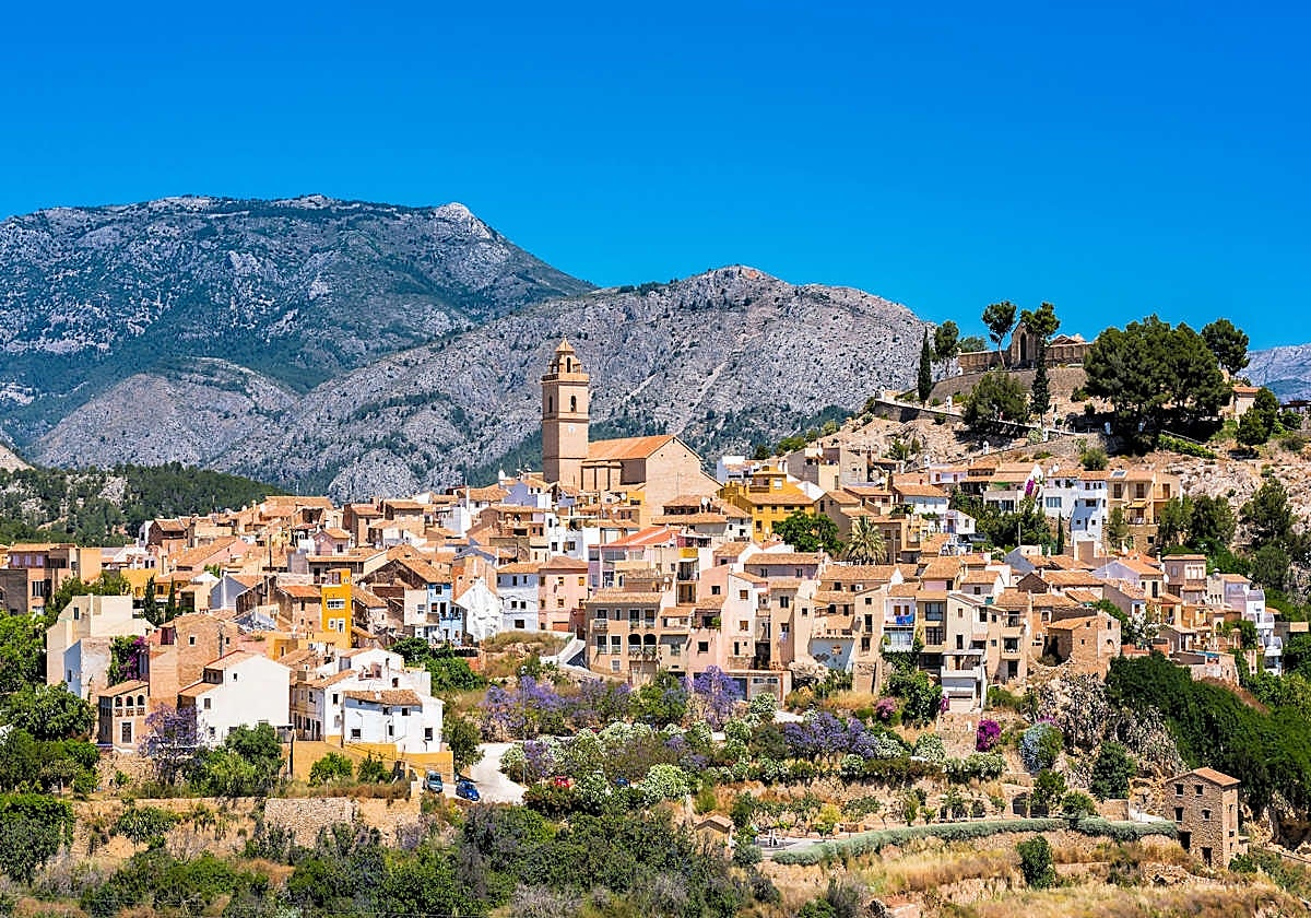 Imagen de centro histórico de Polop de la Marina