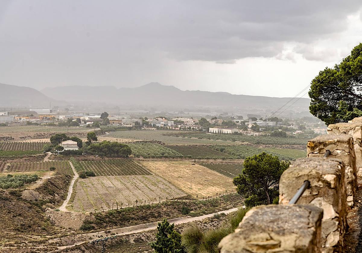 Una tormenta de verano en Novelda.