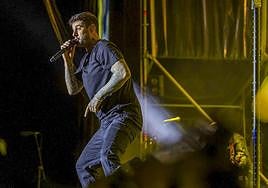 Melendi en uno de sus conciertos.