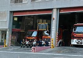 El retén auxiliar de la avenida Jaime II en Alicante