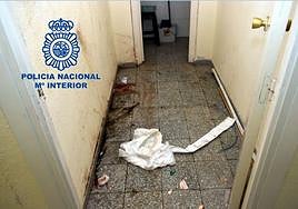 El lugar donde fue asesinado el joven de 18 años.