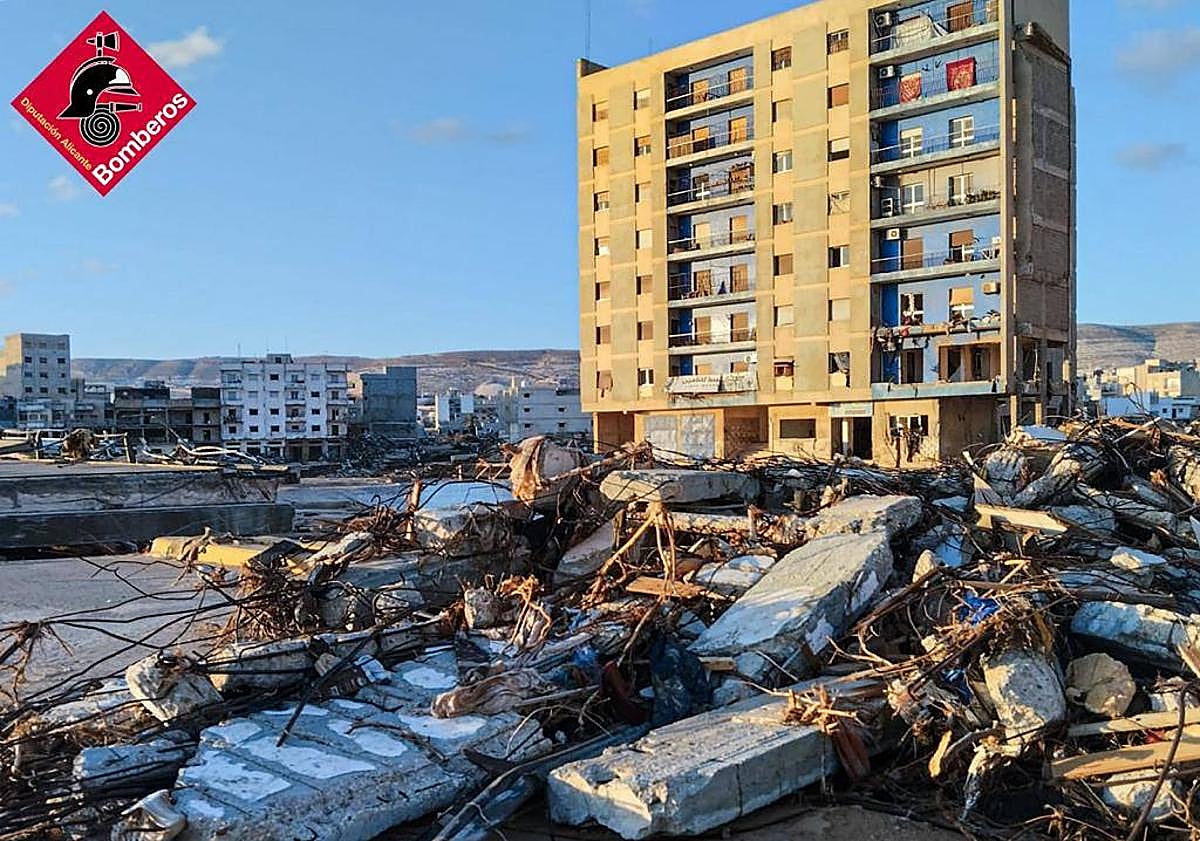 Imagen principal - Desperfectos generados por la DANA en Libia