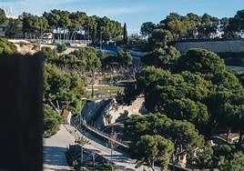 Una de las nuevas redes de senderos del novedoso enclave ambiental