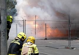 Un espectáculo pirotécnico en una imagen de archivo.