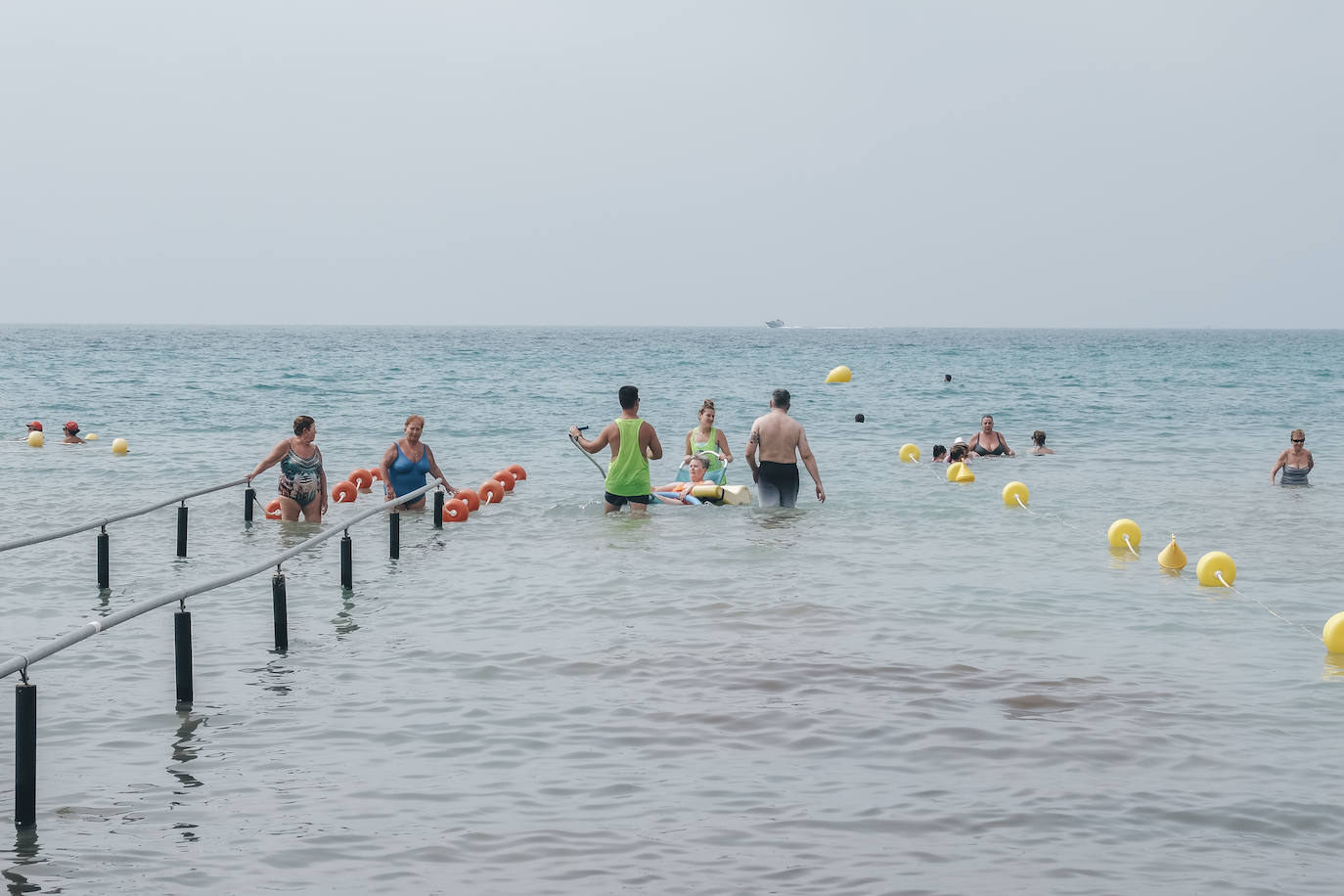 Una playa accesible en una imagen de archivo.