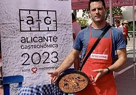 Uno de los ganadores de la semifinal de arroz mediterráneo.