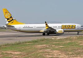 Avión operado por Ryanair