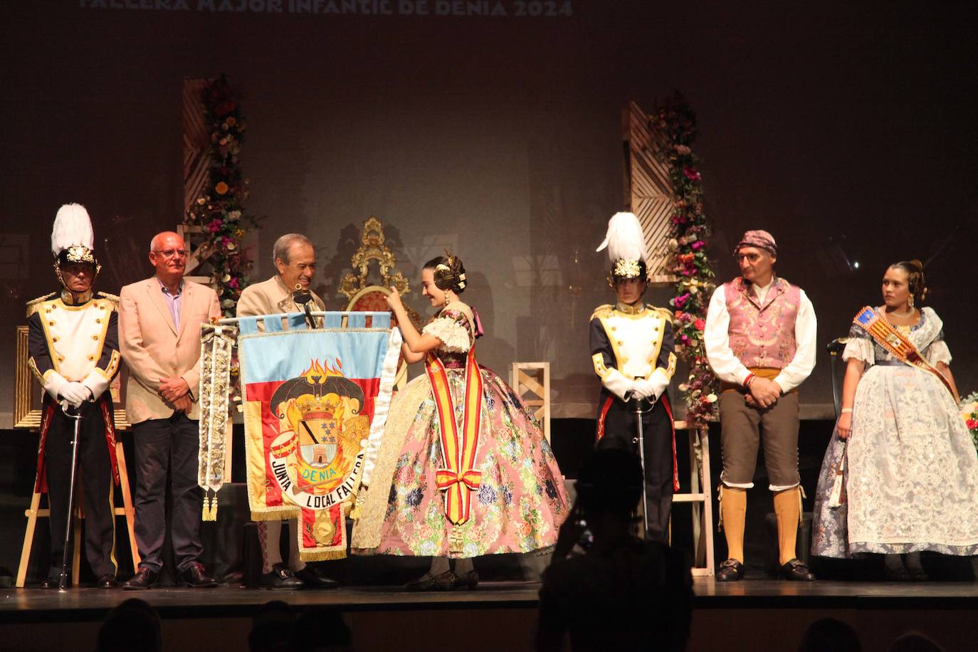 Candela Marco, fallera mayor infantil de Dénia