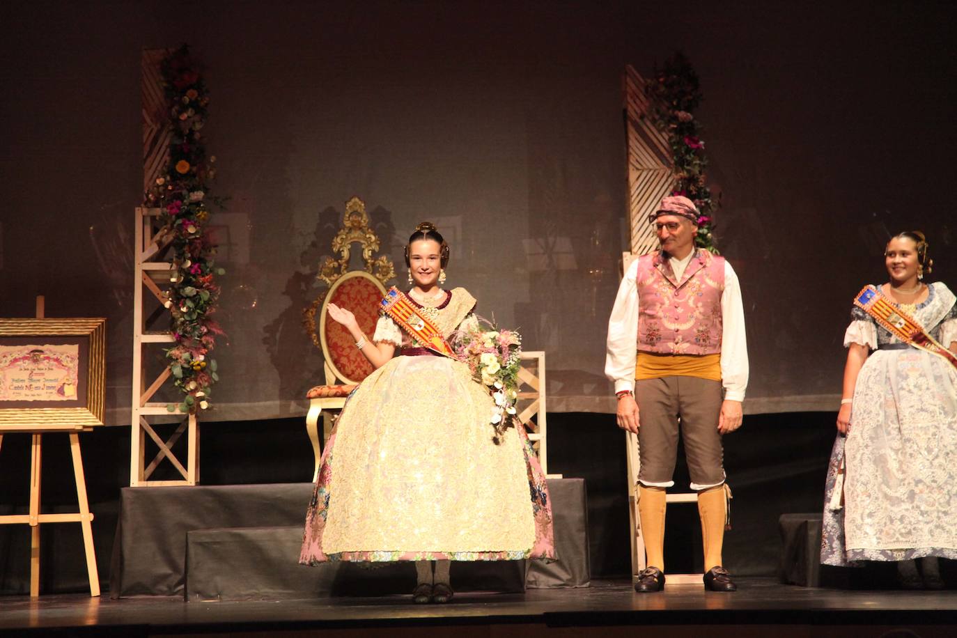 Candela Marco, fallera mayor infantil de Dénia