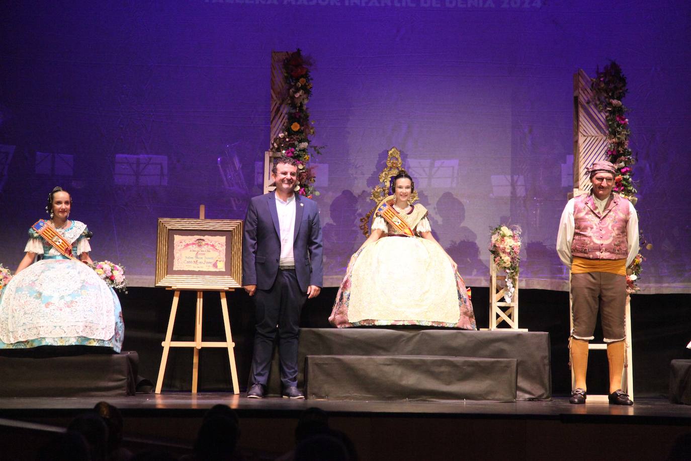 Candela Marco, fallera mayor infantil de Dénia