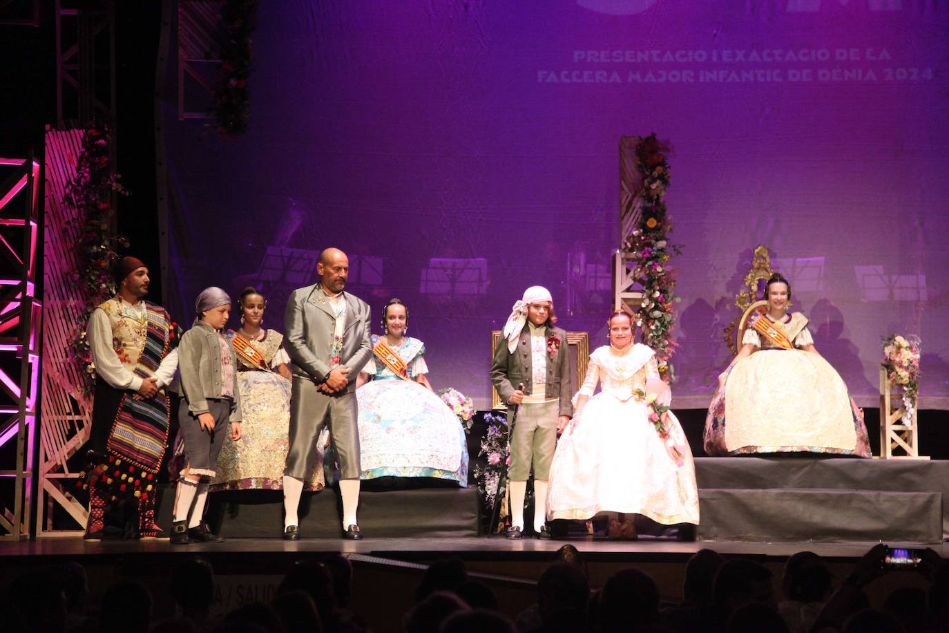 Candela Marco, fallera mayor infantil de Dénia