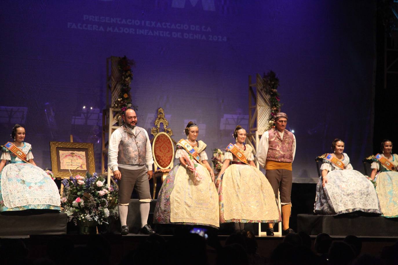 Candela Marco, fallera mayor infantil de Dénia