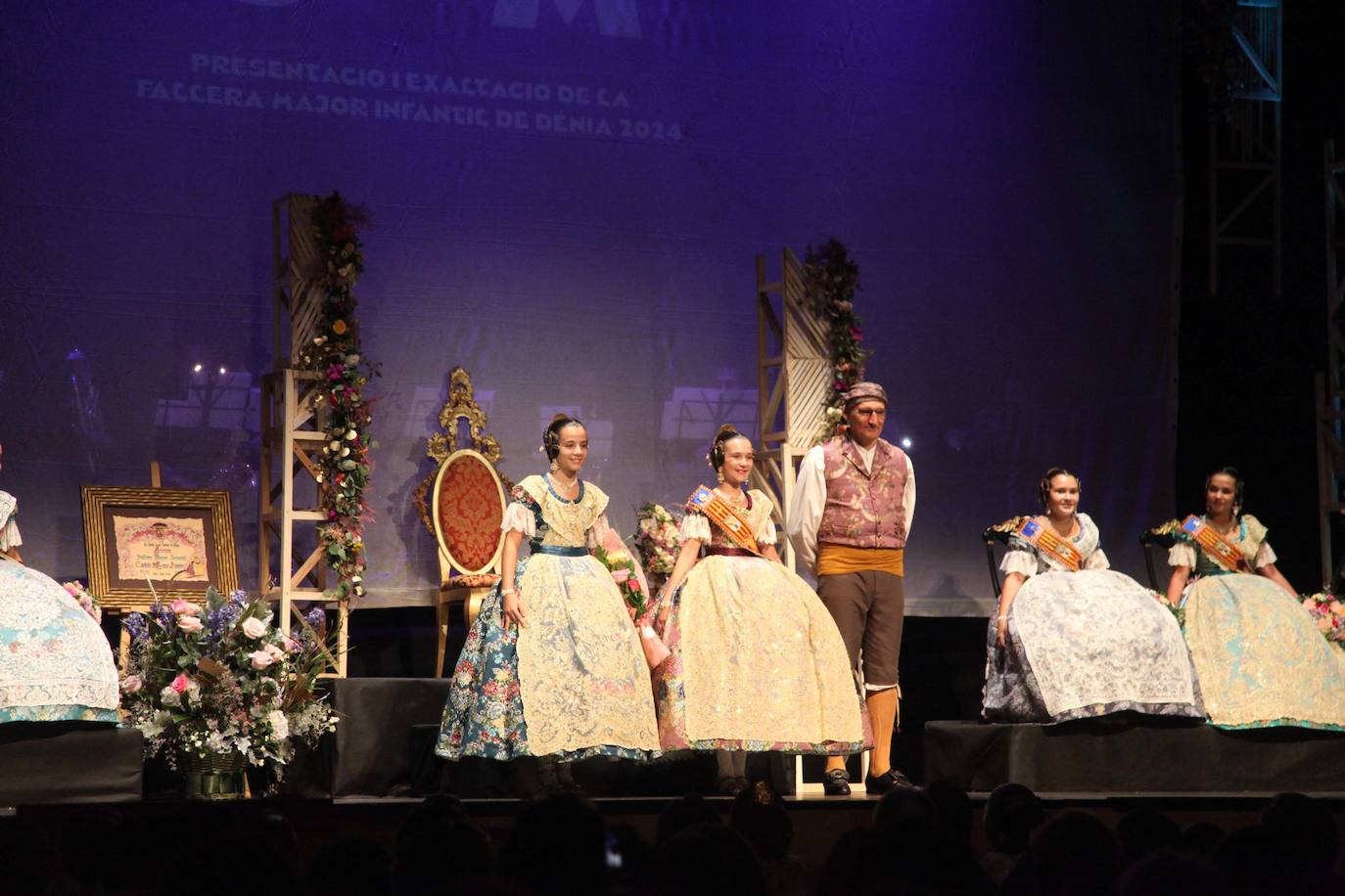 Candela Marco, fallera mayor infantil de Dénia