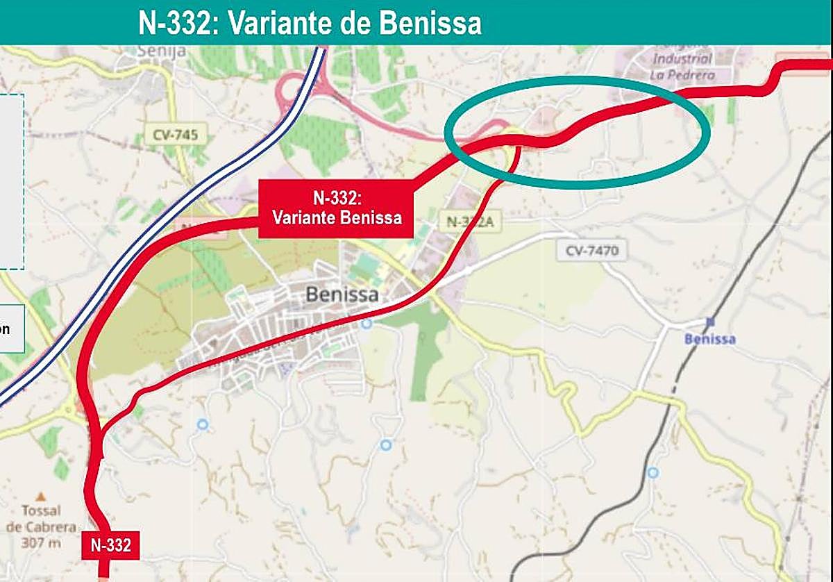 Mapa de situación de la actuación.