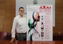 El concejal de Cultura de San Vicente del Raspeig, Óscar Lillo, durante la presentación del evento.