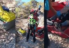 Imágenes del rescate