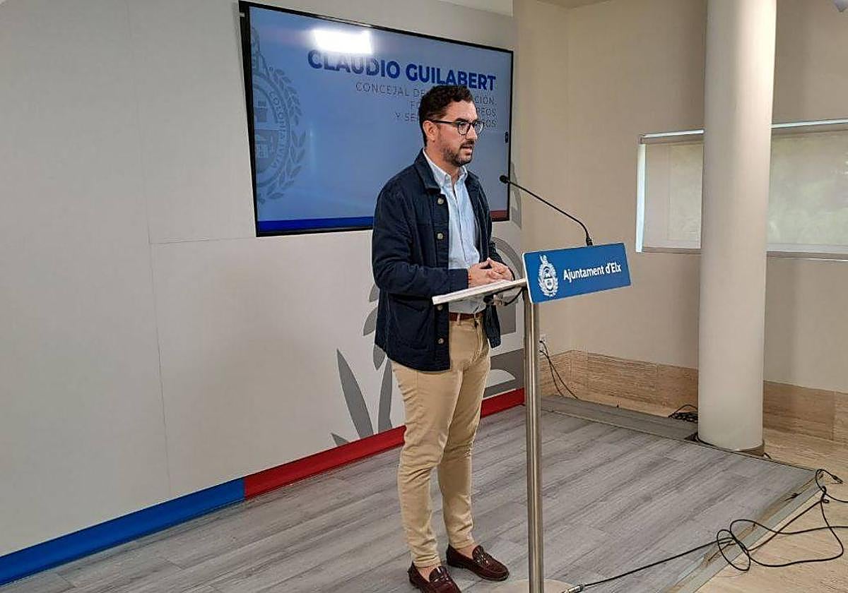 El edil de Fondos Europeos, Claudio Guilabert.