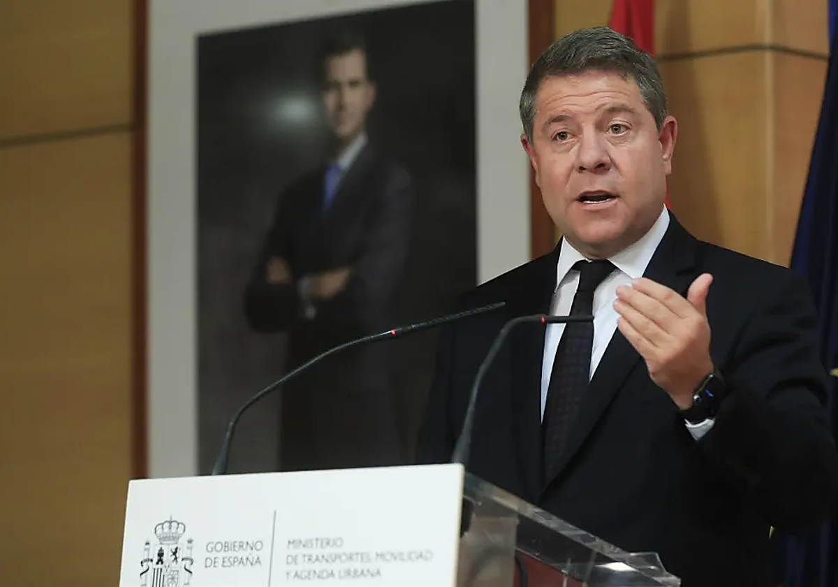 El presidente de Castilla-La Mancha, Emiliano García Page.